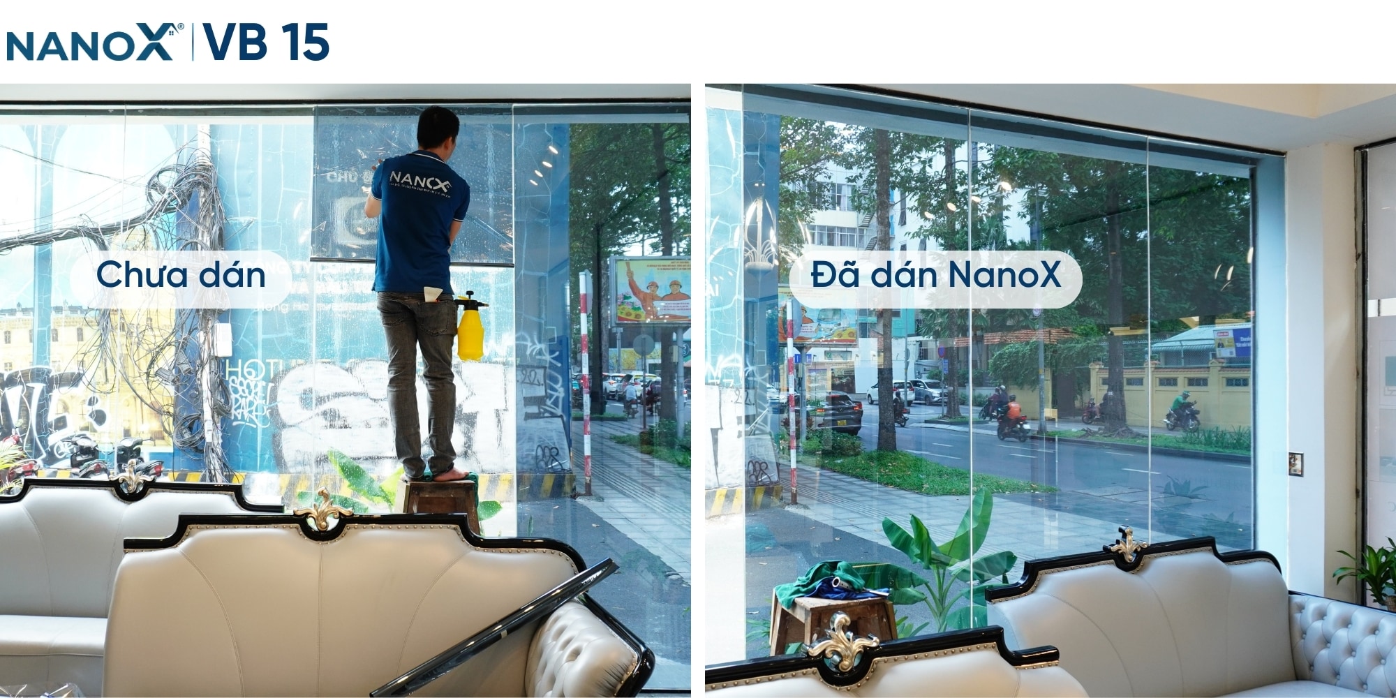 Phim dán kính 1 chiều VB 15