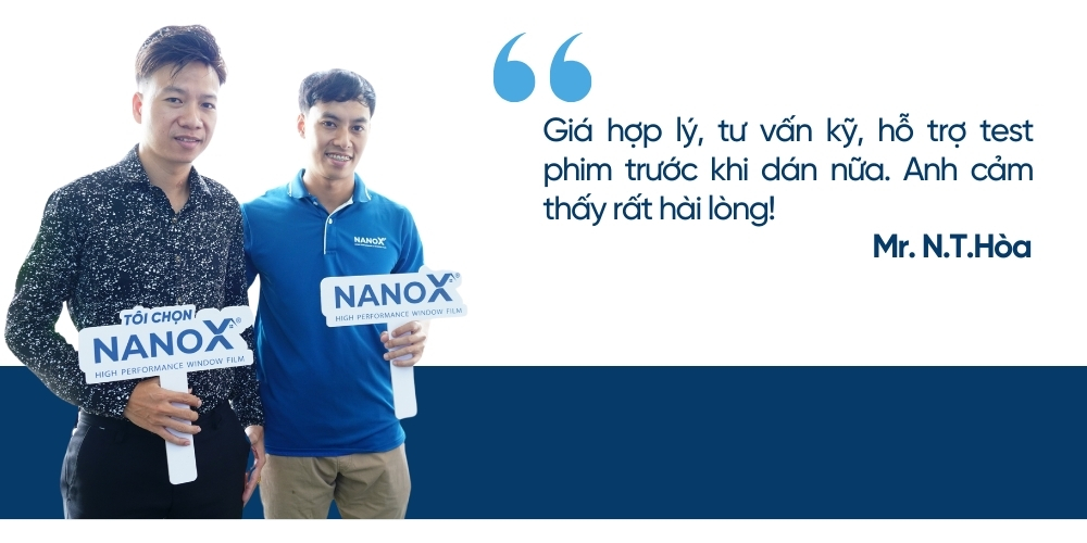 Các đánh giá thực tế của Khách hàng khi trải nghiệm gói phim cách nhiệt ô tô 7 chỗ AMC Premium