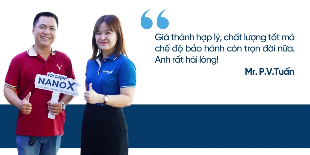 Các đánh giá thực tế của Khách hàng khi trải nghiệm gói phim cách nhiệt ô tô 4, 5 chỗ AMC Platinum