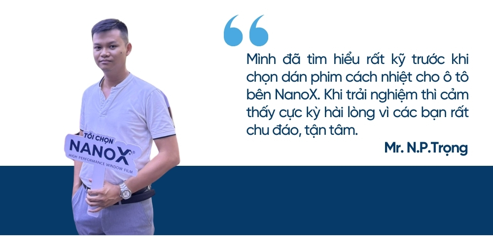 Các đánh giá thực tế của Khách hàng khi trải nghiệm gói phim cách nhiệt ô tô 7 chỗ AMC Platinum