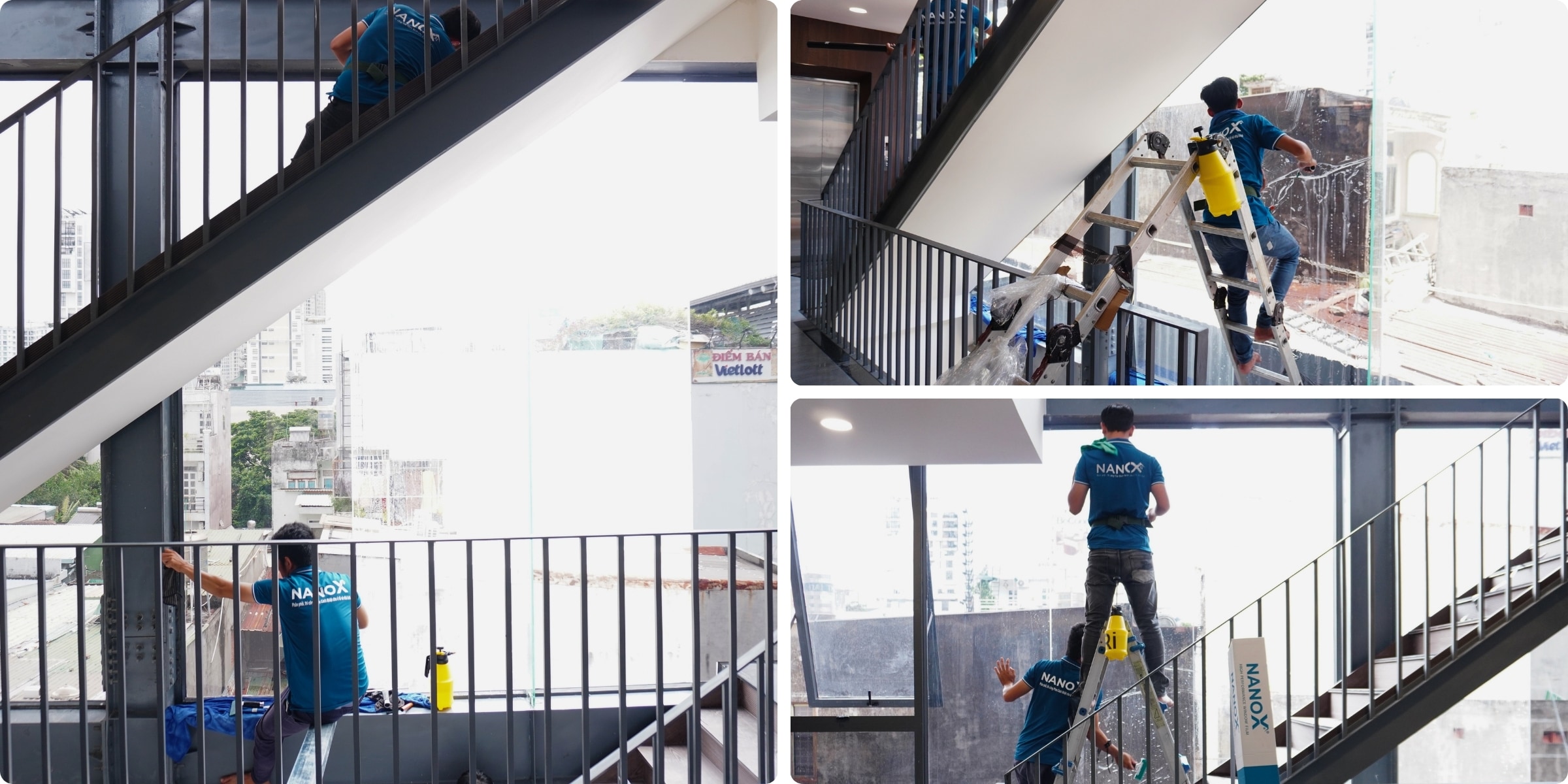 Khách hàng dán phim cách nhiệt AMC Supreme 15 tại Metro View Building