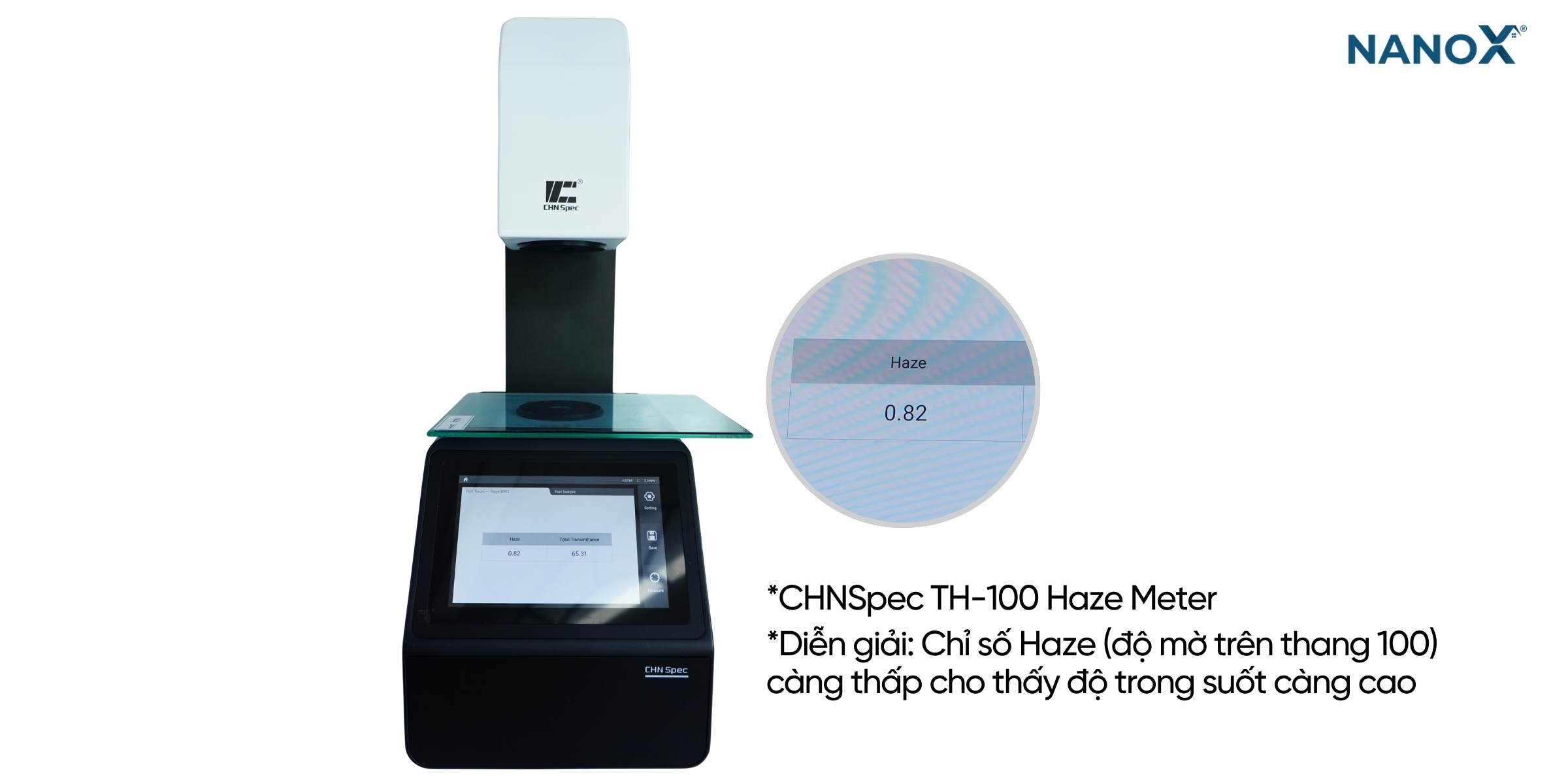 AMC P70 có thông số mờ đục (Haze) chỉ 0,85