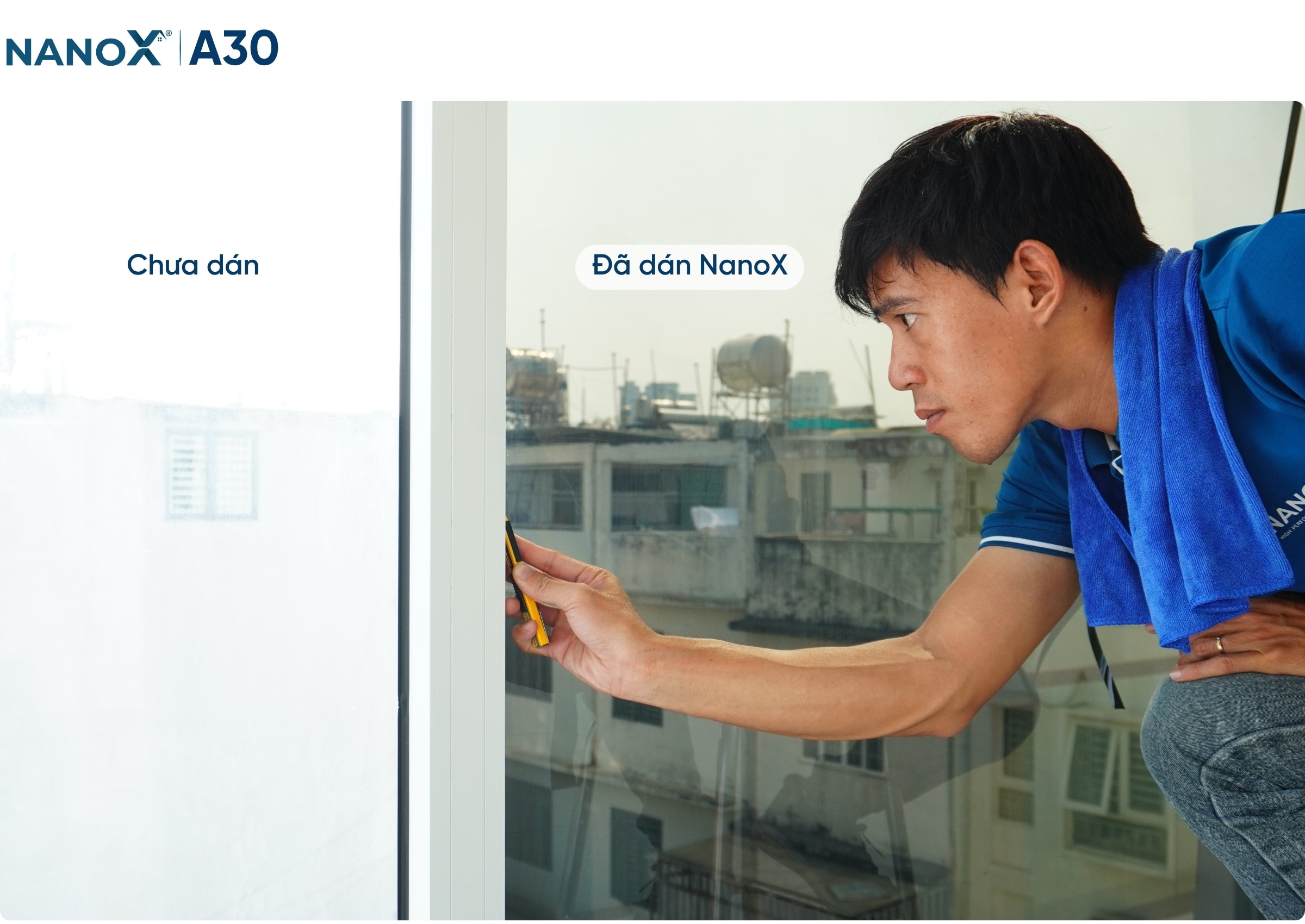 Hình ảnh thi công thực tế mã phim AMC A30