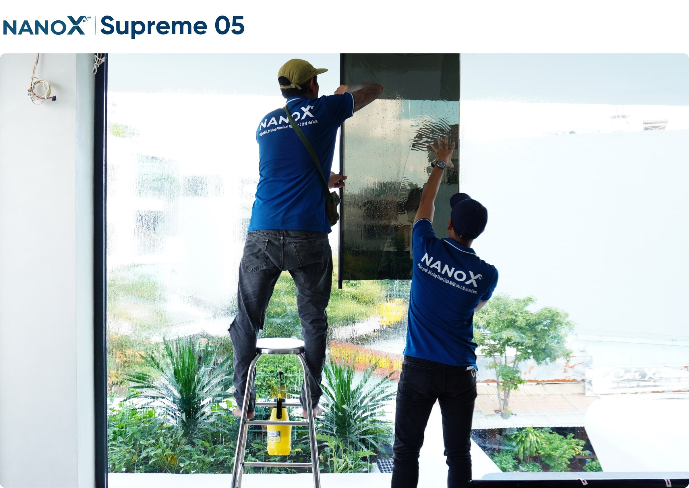 Hình ảnh thi công thực tế mã phim AMC Supreme 05