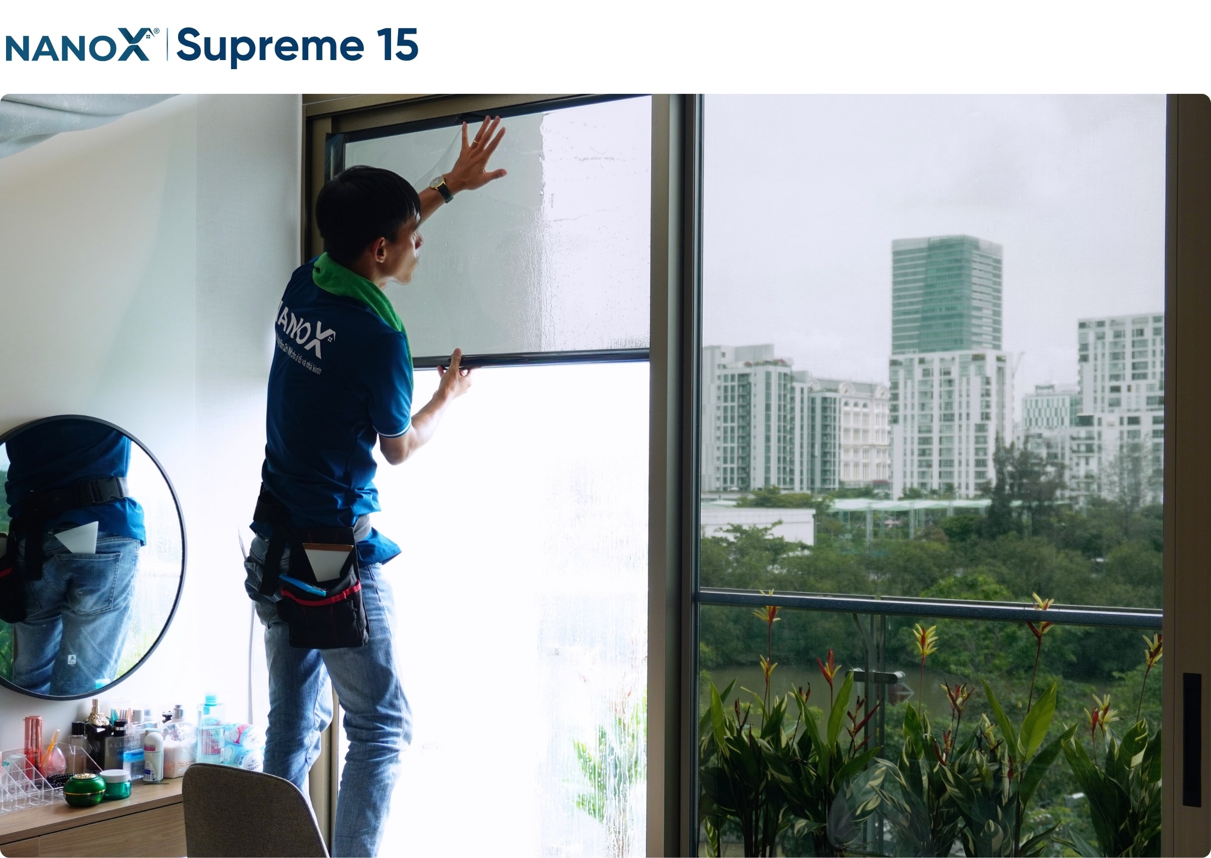 Hình ảnh thi công thực tế mã phim AMC Supreme 15