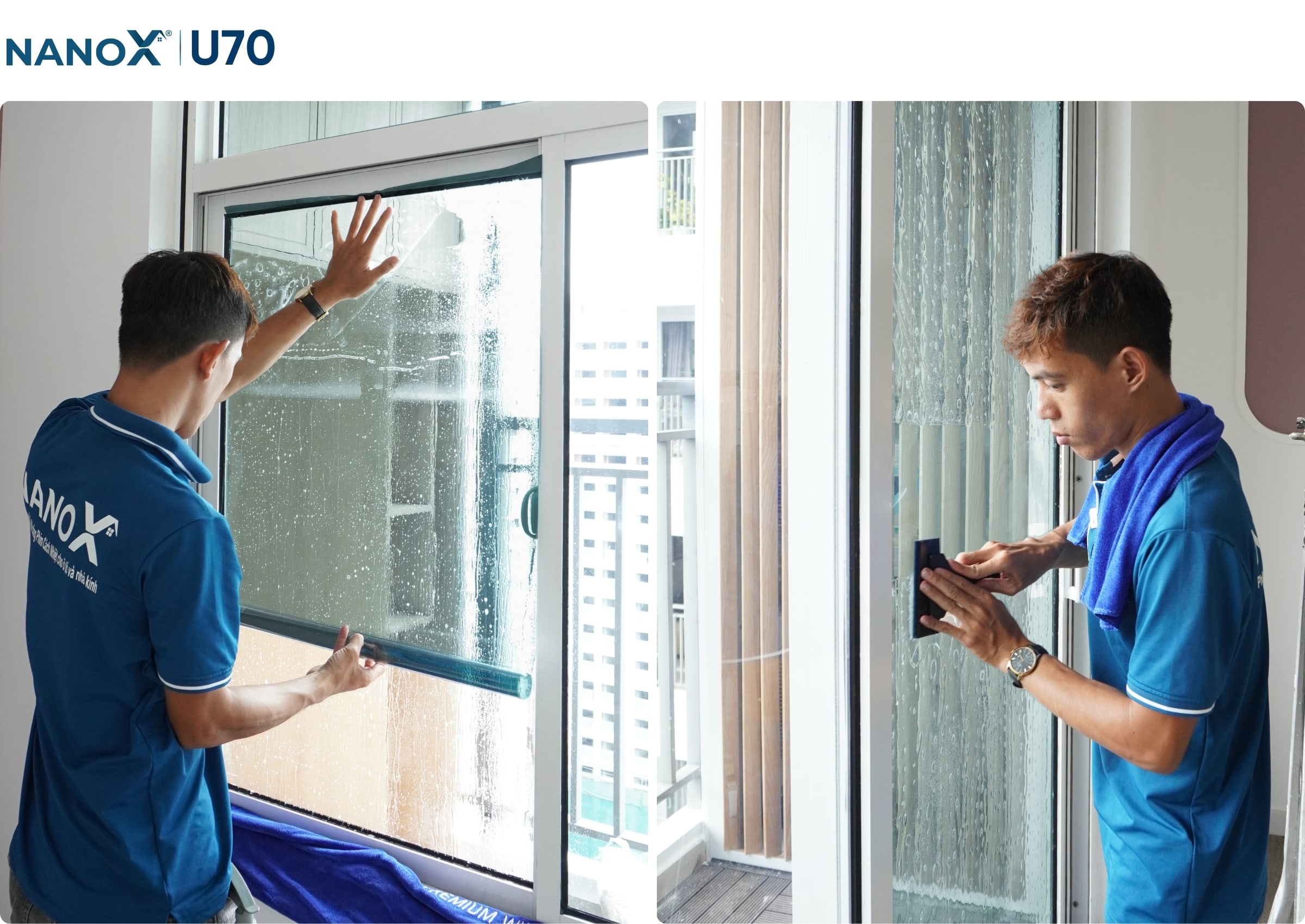 Hình ảnh thi công thực tế mã phim nhà kính AMC U70