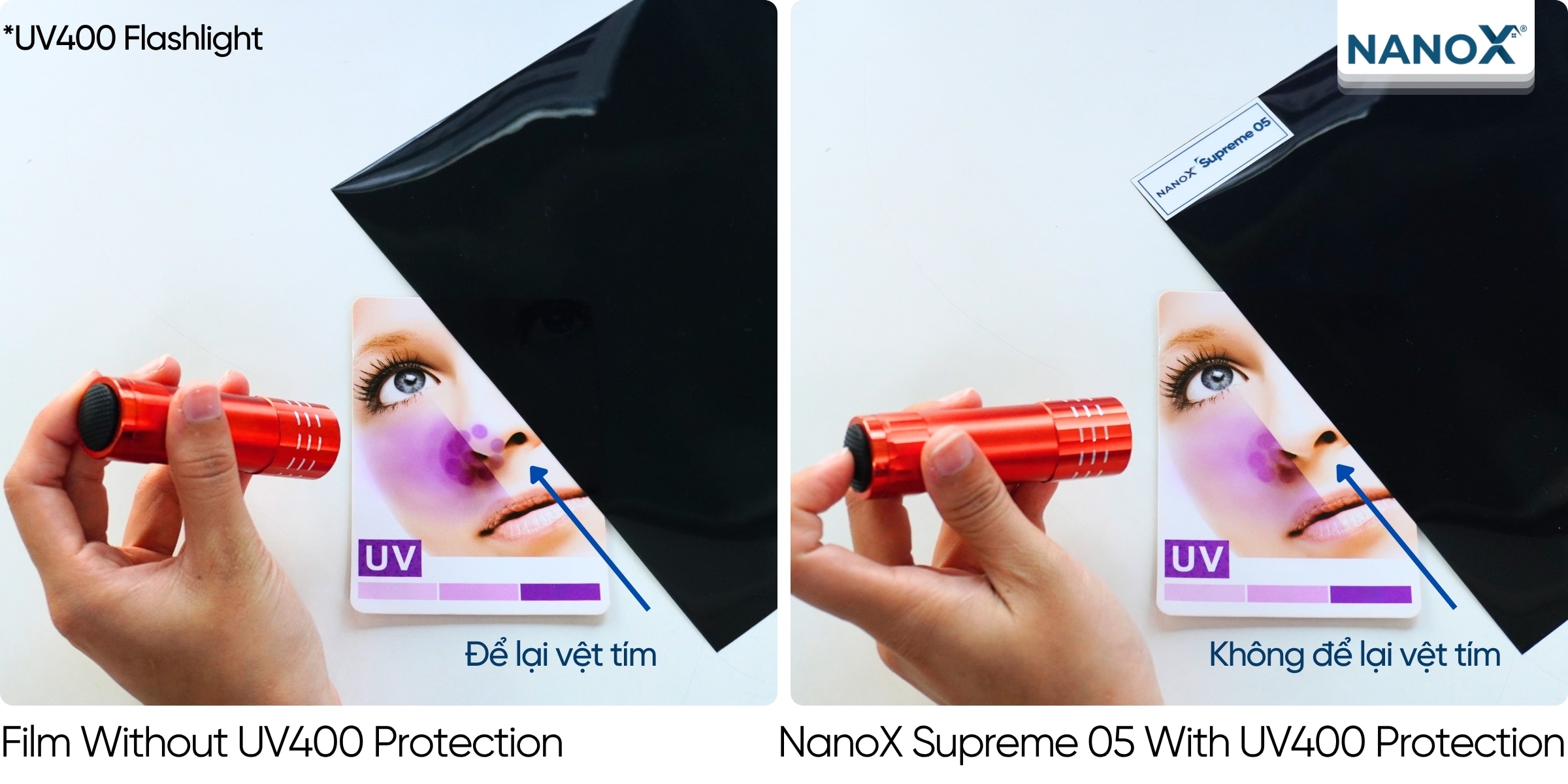 AMC Supreme 05 được trang bị hệ lọc UV400 tiên tiến cản tia cực tím 100%