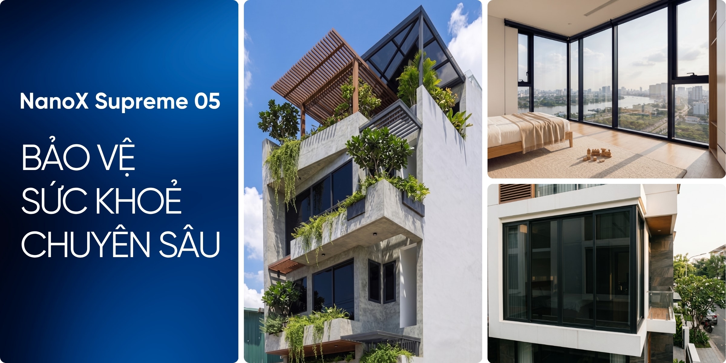 AMC Supreme 05 là lựa chọn tối ưu cho các công trình có yêu cầu cao về khả năng chống nóng